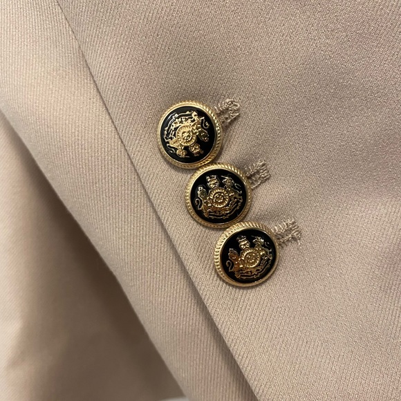 ZARA 2 piece Double breasted suit with Cigarette Pants - Picture 2 of 6